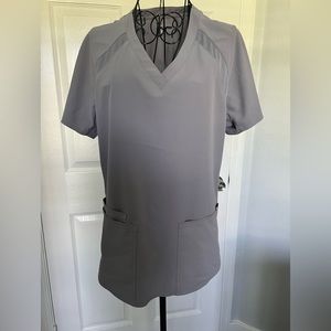 Medcouture Grey scrub top
